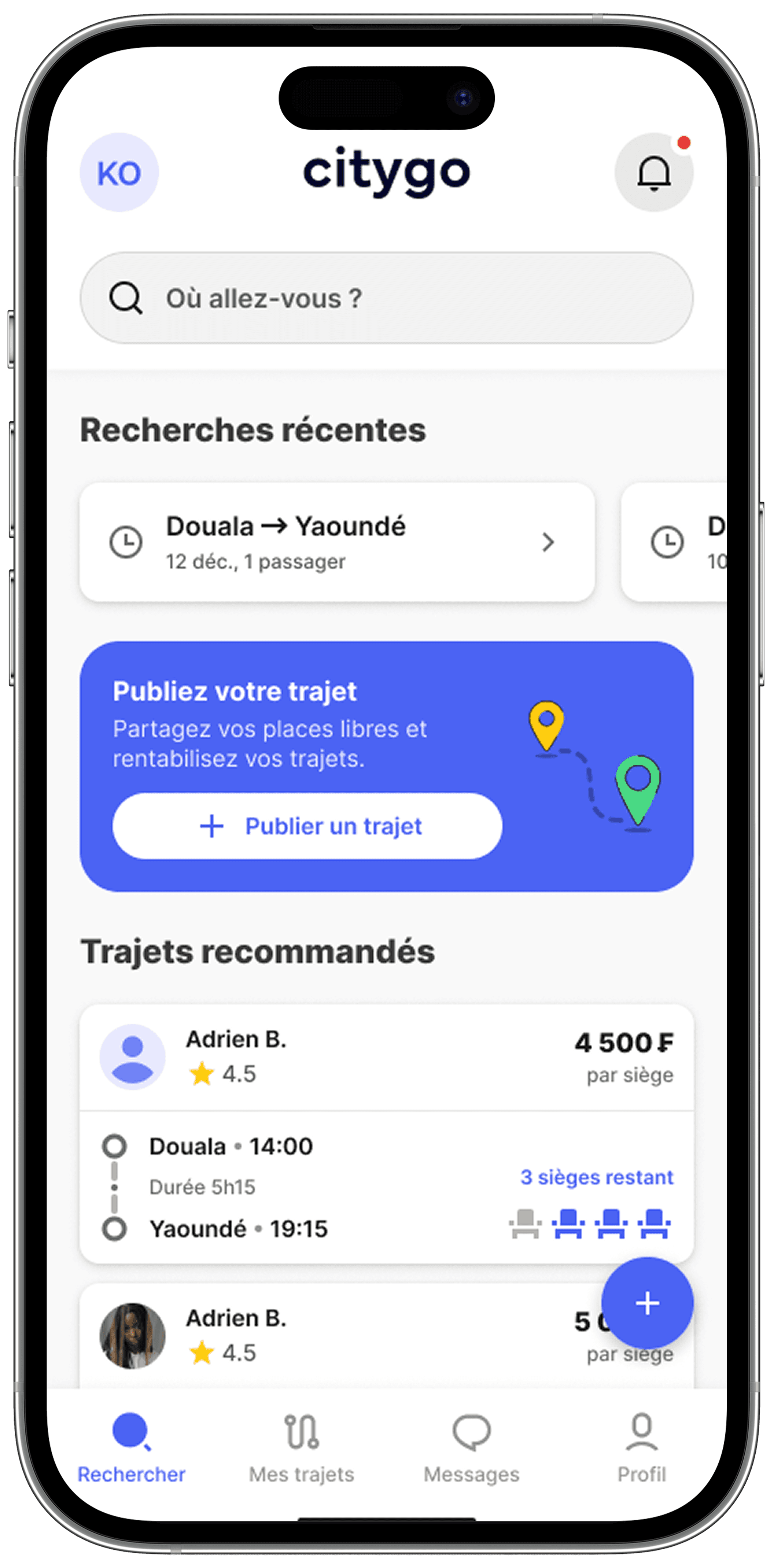 Passenger experience